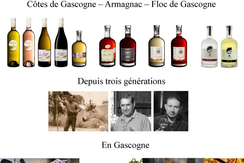 Commande de Vins et d'Armagnac Domaine de la Haille