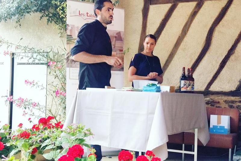 Atelier culinaire avec Fabien Armengaud à Dému