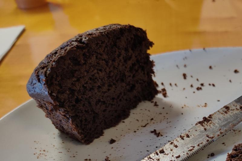 Gâteau moelleux chocolat-courgettes par Océane