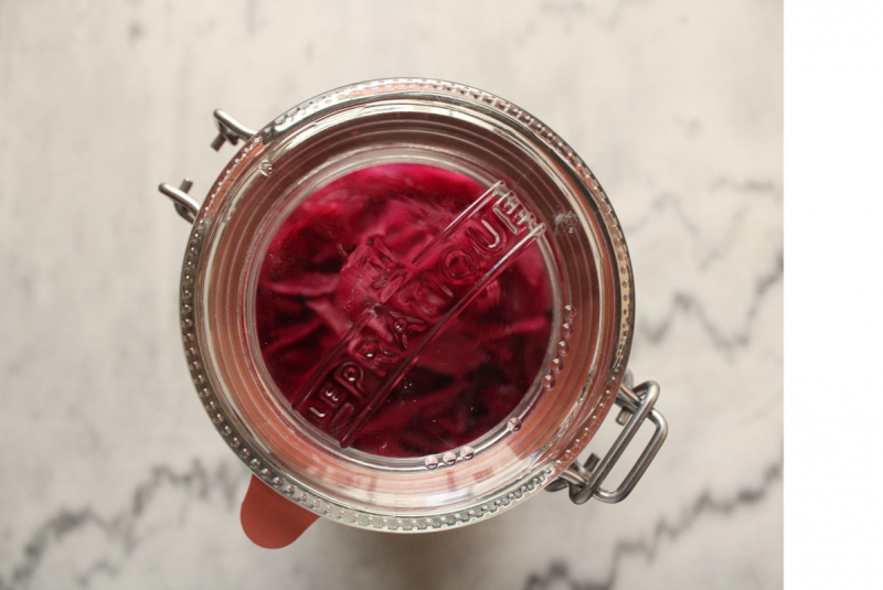 Chou rouge lacto-fermenté