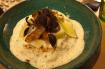 Risotto d’escargots de Malicorne, topinambour, écume d’ail blanc de Lomagne, noisettes et jeunes pousses
