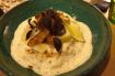 Risotto d’escargots de Malicorne, topinambour, écume d’ail blanc de Lomagne, noisettes et jeunes pousses